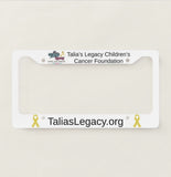Talia's Legacy License Plate Frames
